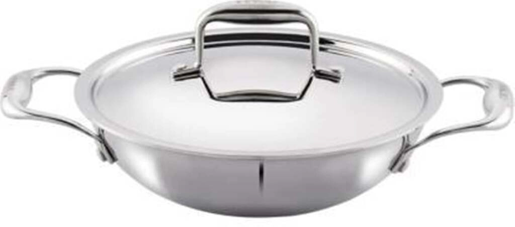PLATINUM DEEP KADAI WITH LID 22 CM.