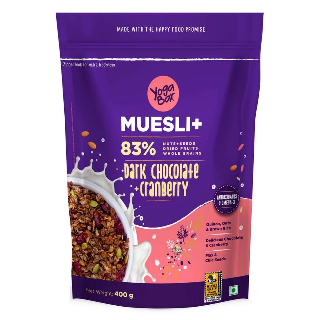 MUESLI DARK CRANBERRY 400 GM.