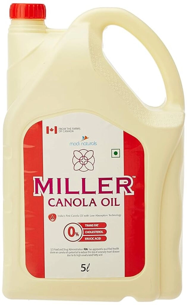 MILLER CANOLA OIL 5 LTR.