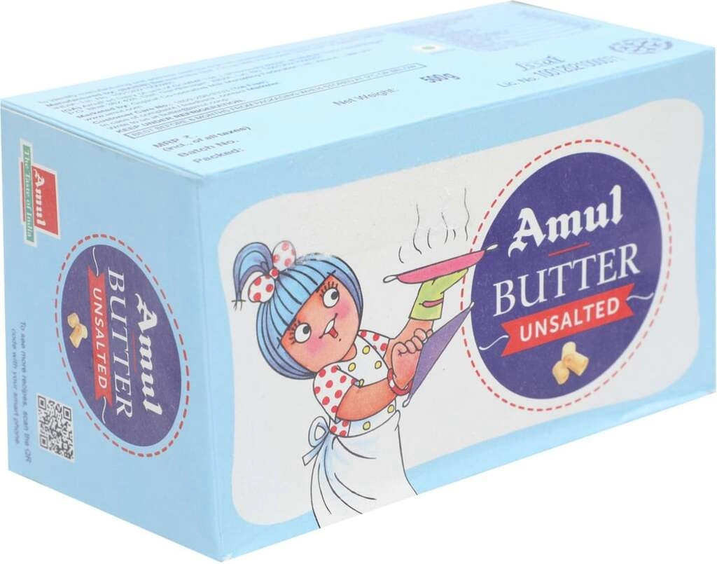 BUTTER UNSALTED 500 GM.