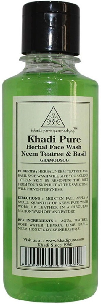 FACE WASH NEEM TEA TREE &BASIL 210ML