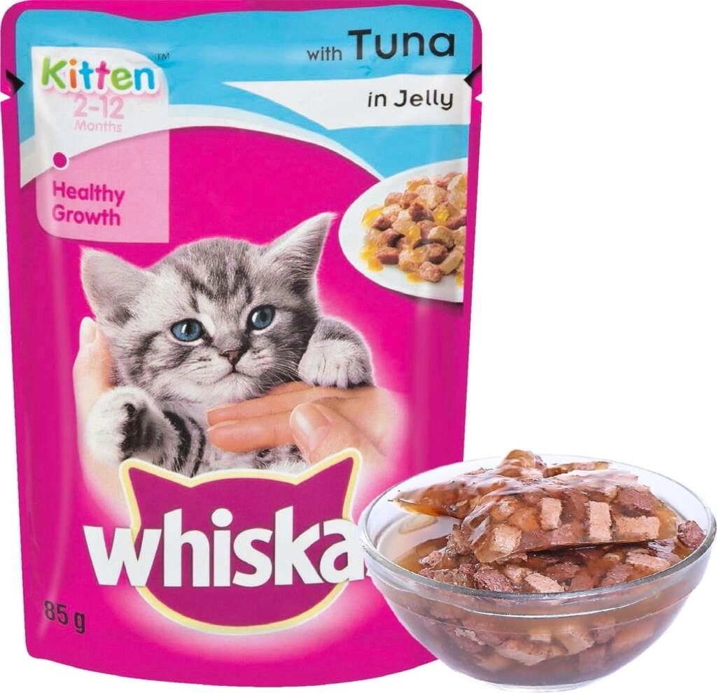 WHISKAS KITTEN 2-12 MTHS 85GMS