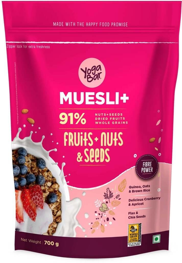 MUESLI FRUIT NUTS SEEDS 700GM