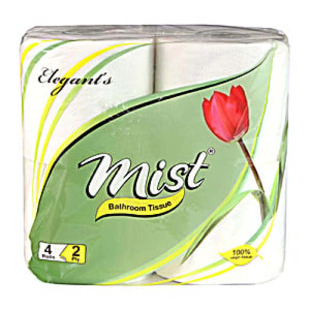 BATHROOM TISSUE 4 ROLL 2PLY 1800 PULL