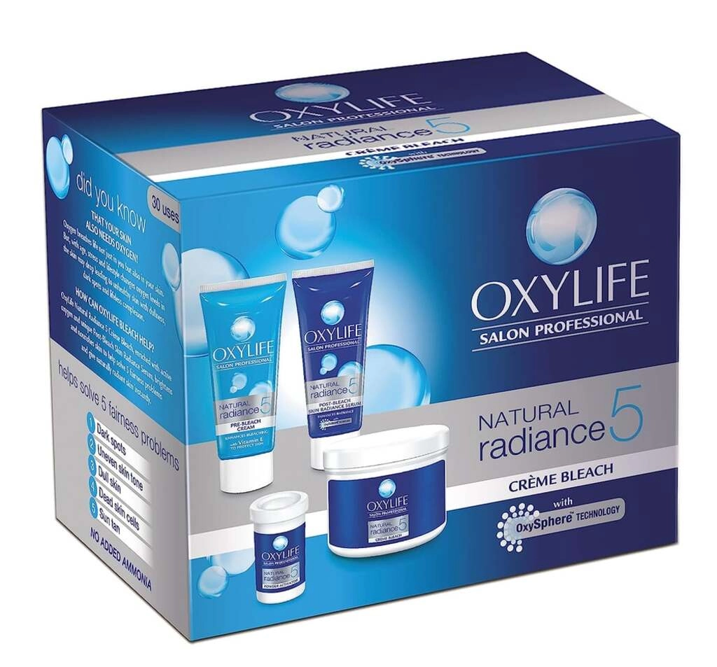 OXY LIFE BLEACH 5 NAT RADIANCE 126 GM.