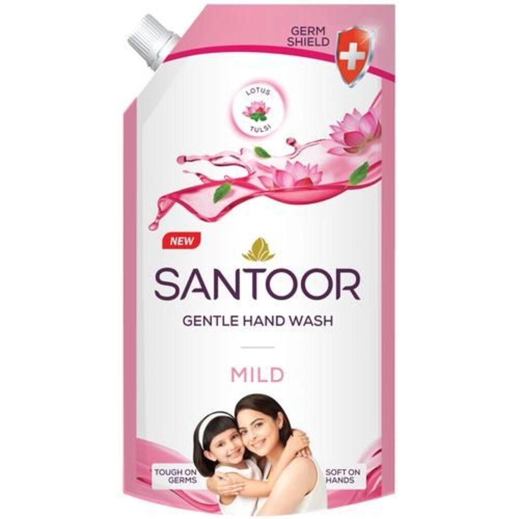Santoor Mild Hand Wash 675Ml