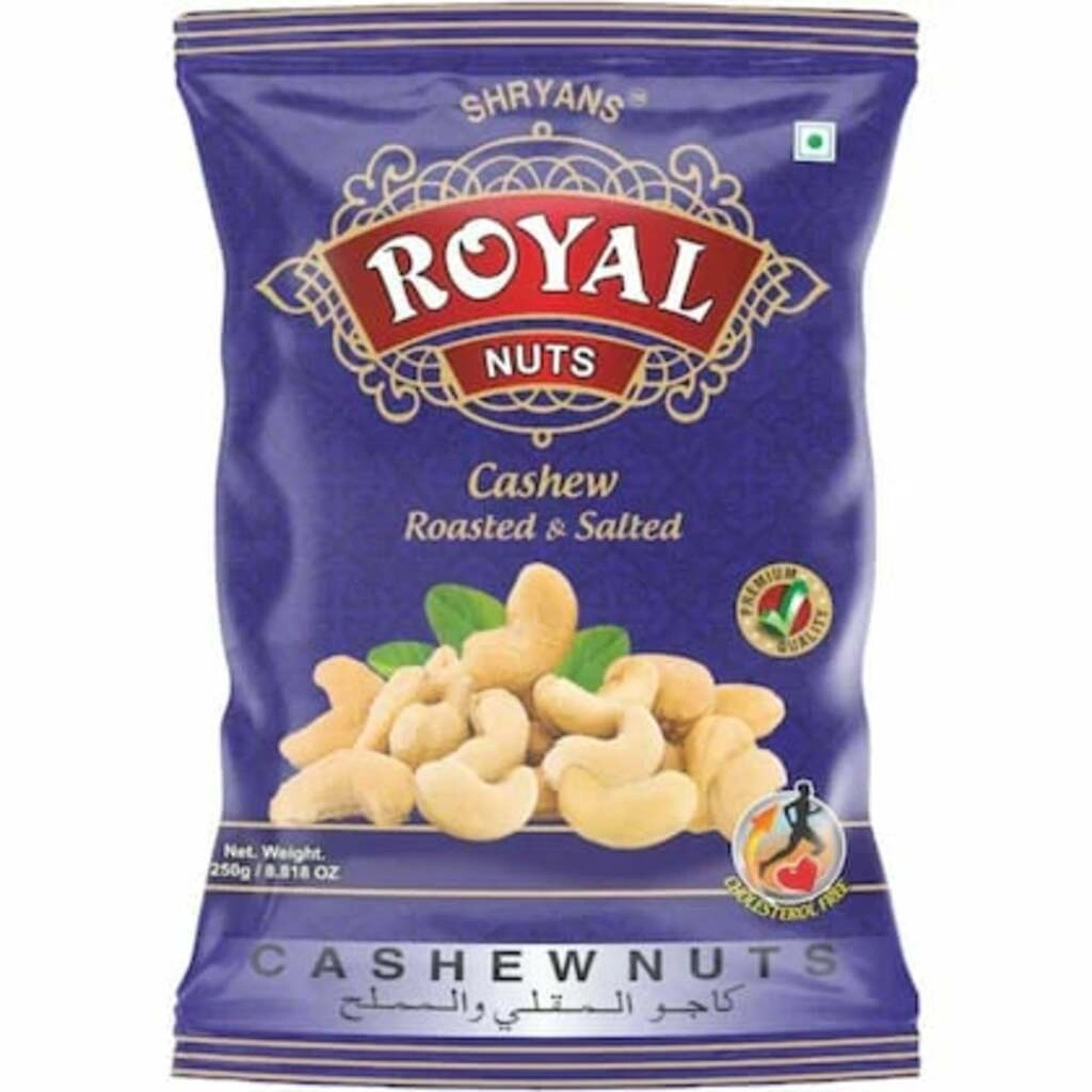 KAJU ROASTED SALTED ROYAL 250GM