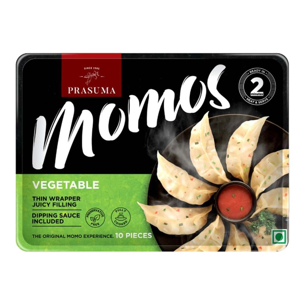 VEGETABLES MOMOS 10 PCS.
