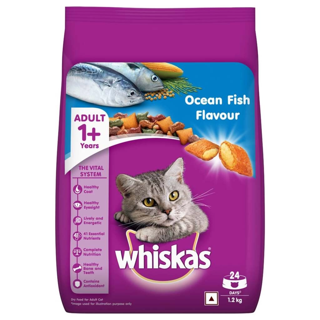 WHISKAS OCEAN FISH ADULT 1.2KG