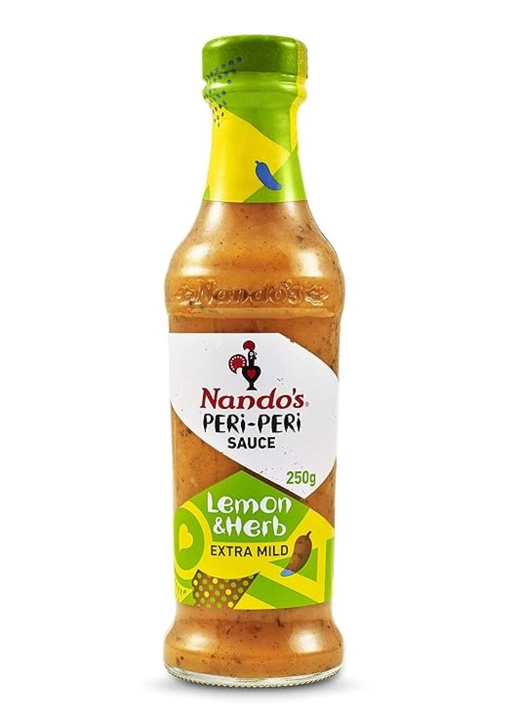 NANDOS PERI-PERI SAUCE LEMON & HERB EXTRA MILD 250 GM.