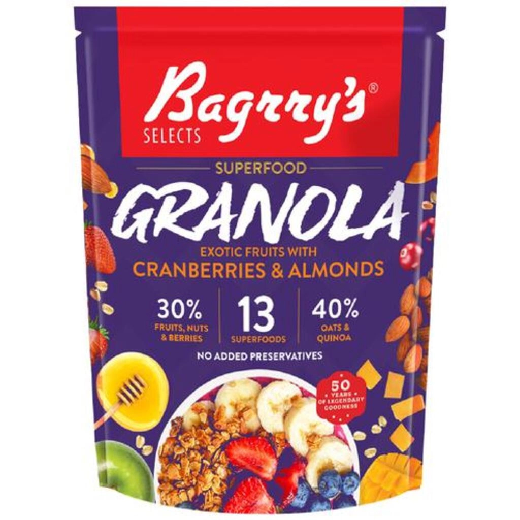 Bagrry's Granola Cranberries & Almond