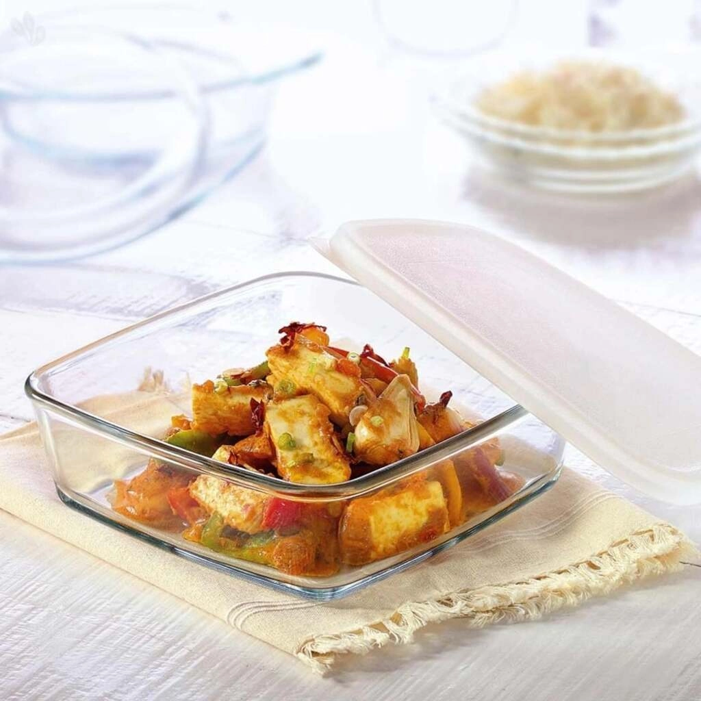 SQUARE DISH WITH LID 1.6L