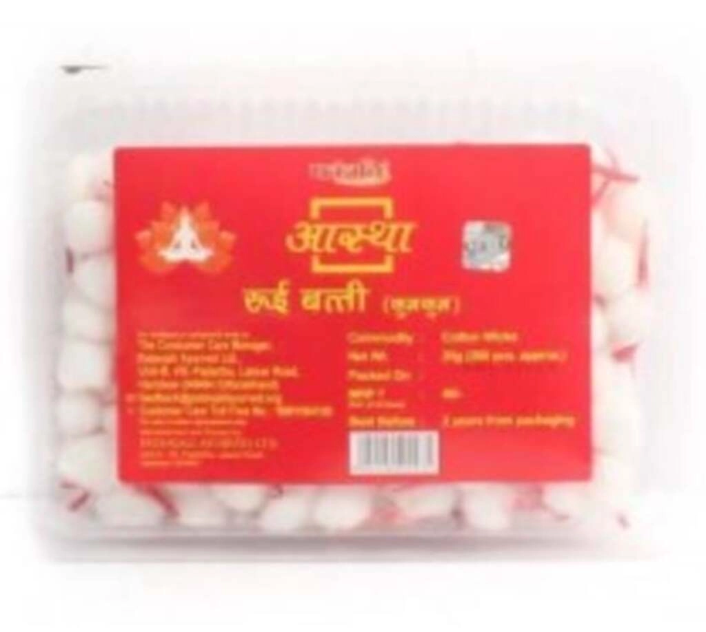 AASTHA COTTON WICKS 25 GM.
