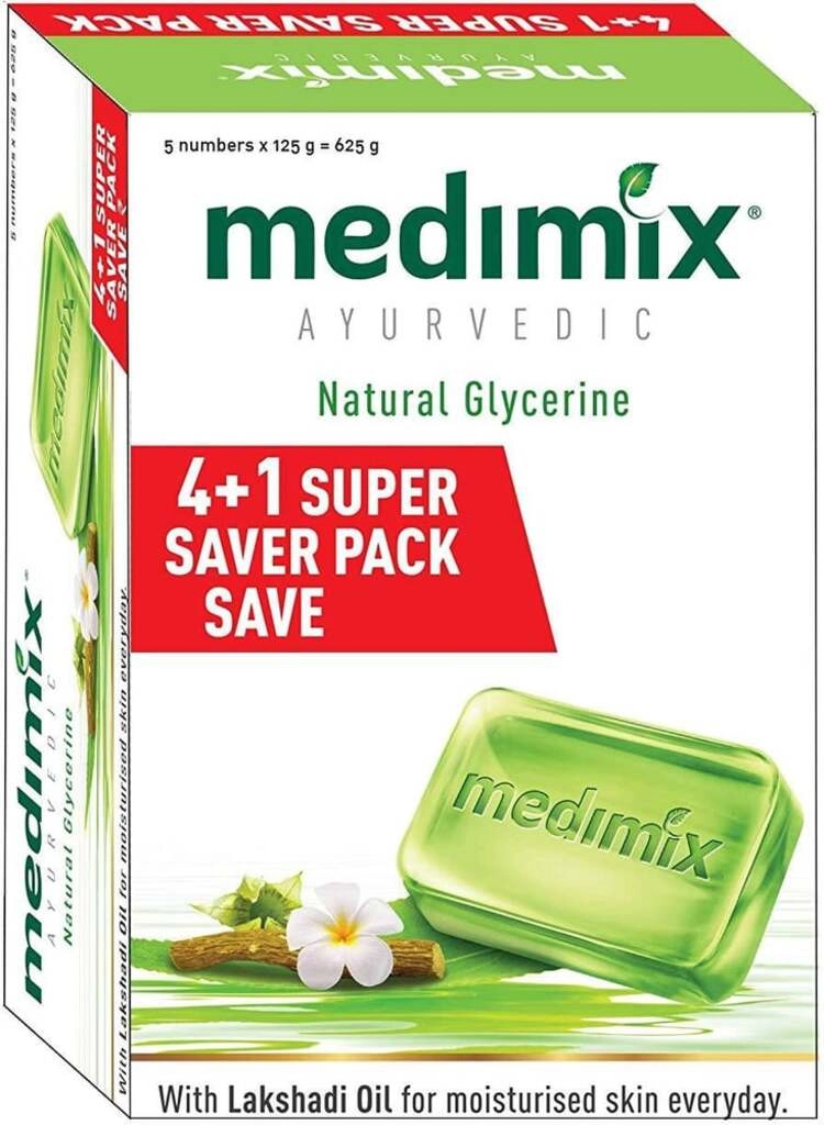 SOAP NATURAL GLYCRINE NATURE SOFT 125 GM*5