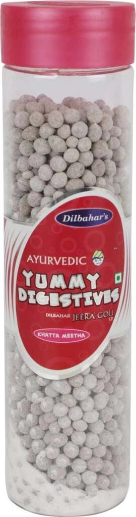 YUMMY DIGESTIVES JEERA GOLI 220 GM.