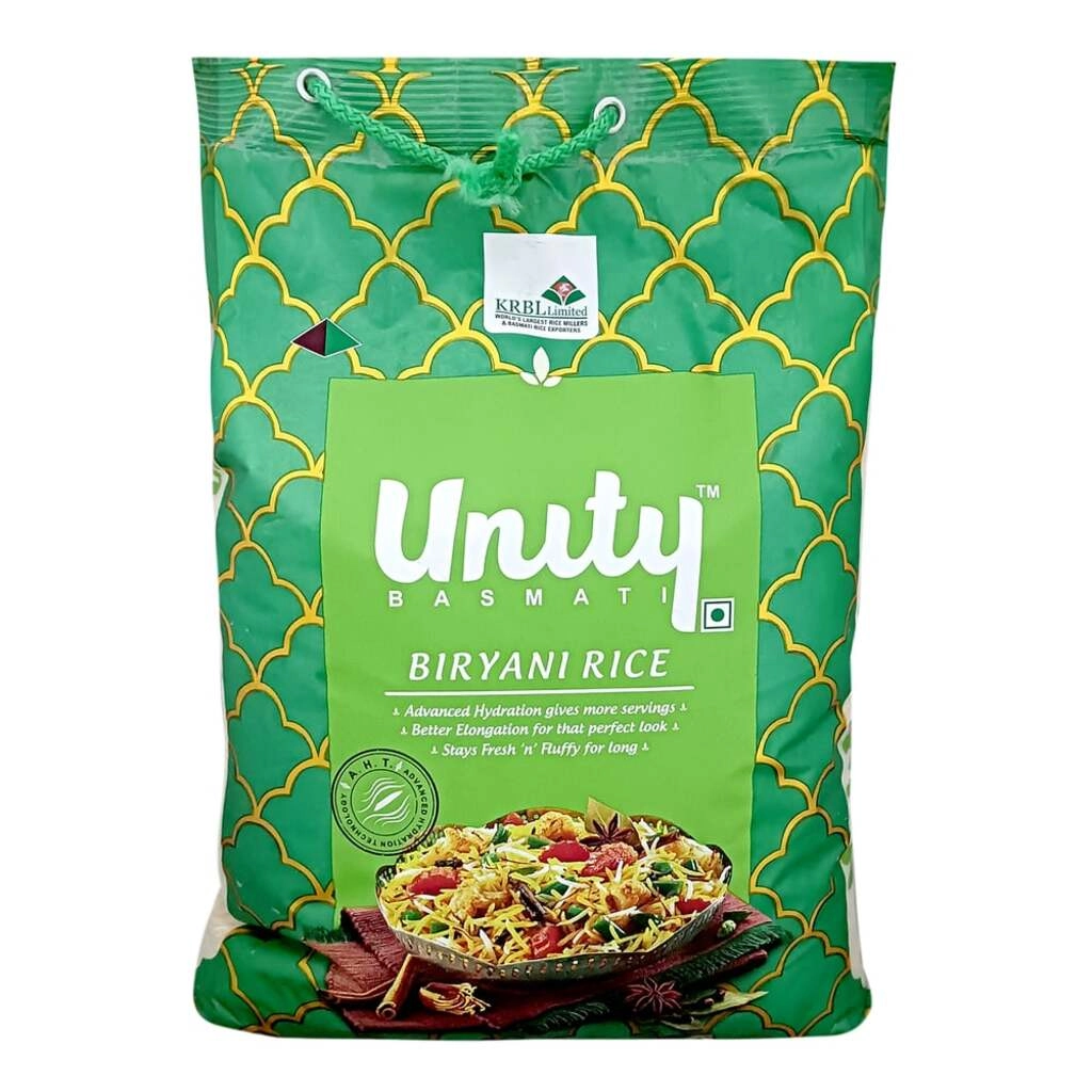 RICE UNITY BIRYANI RICE 5 KG.