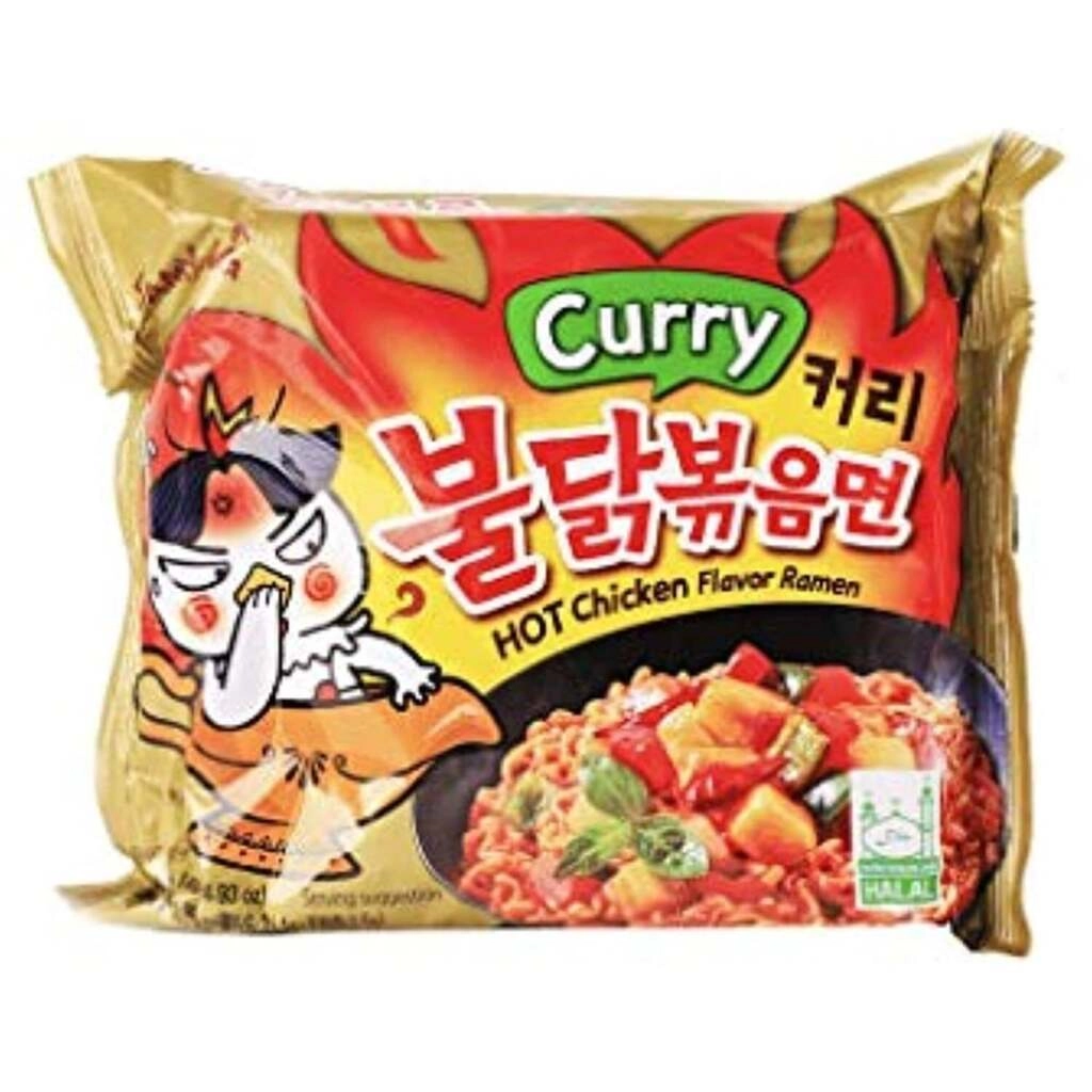 BULDAK CURRY HOT CHICKEN NDLS 140 GM.