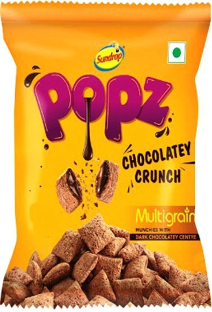POPZ DARK CHOCOLATE CRUNCH 25 GM