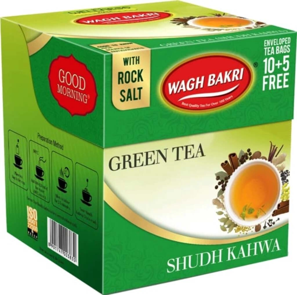 D- TOX SWADESI KAHWA GREEN TEA 15 TEA BAG