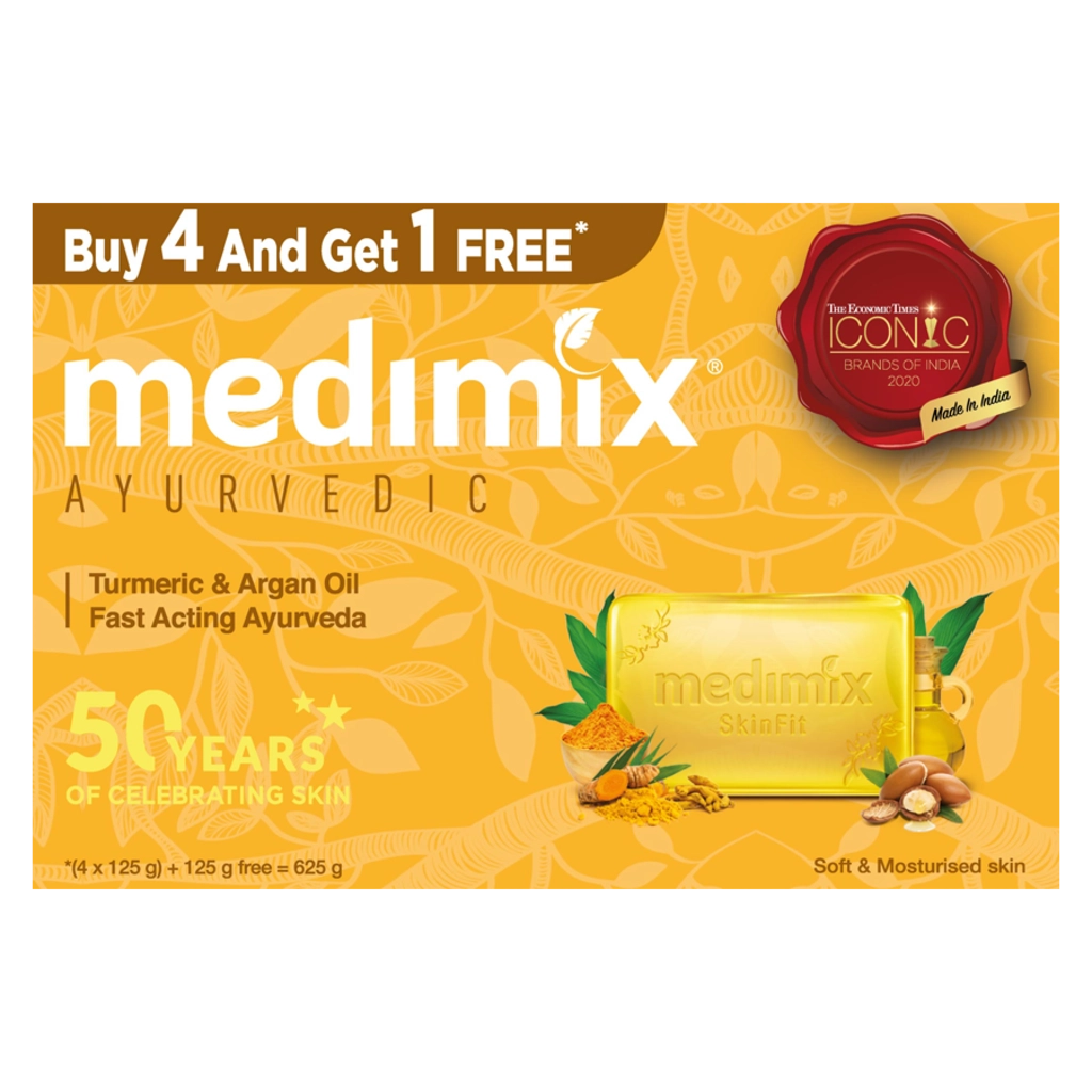 SOAP TURMERIC NATURE PURE 5*125 GM.