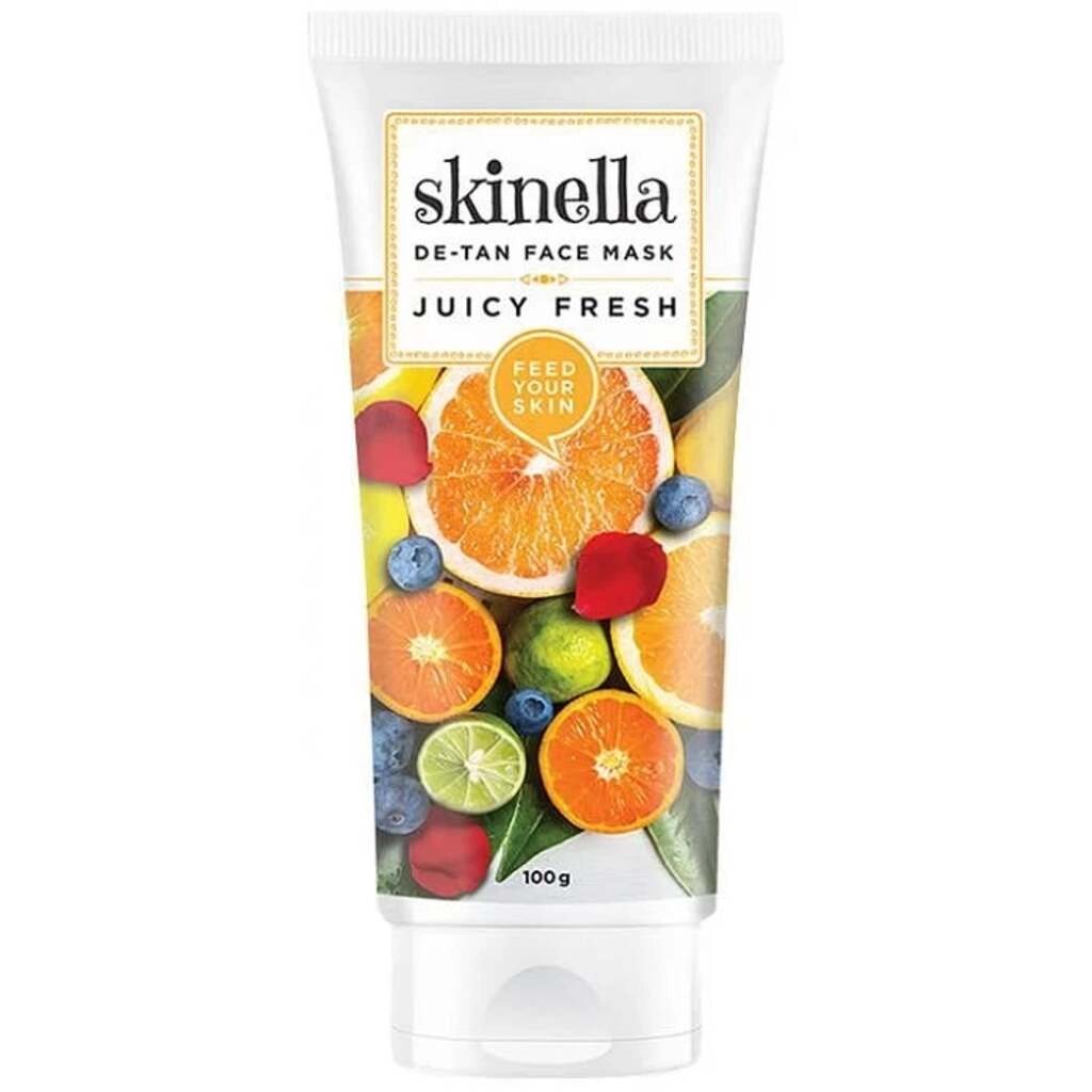 DE TAN FACE MASK JUICY FRESH 100 GM.