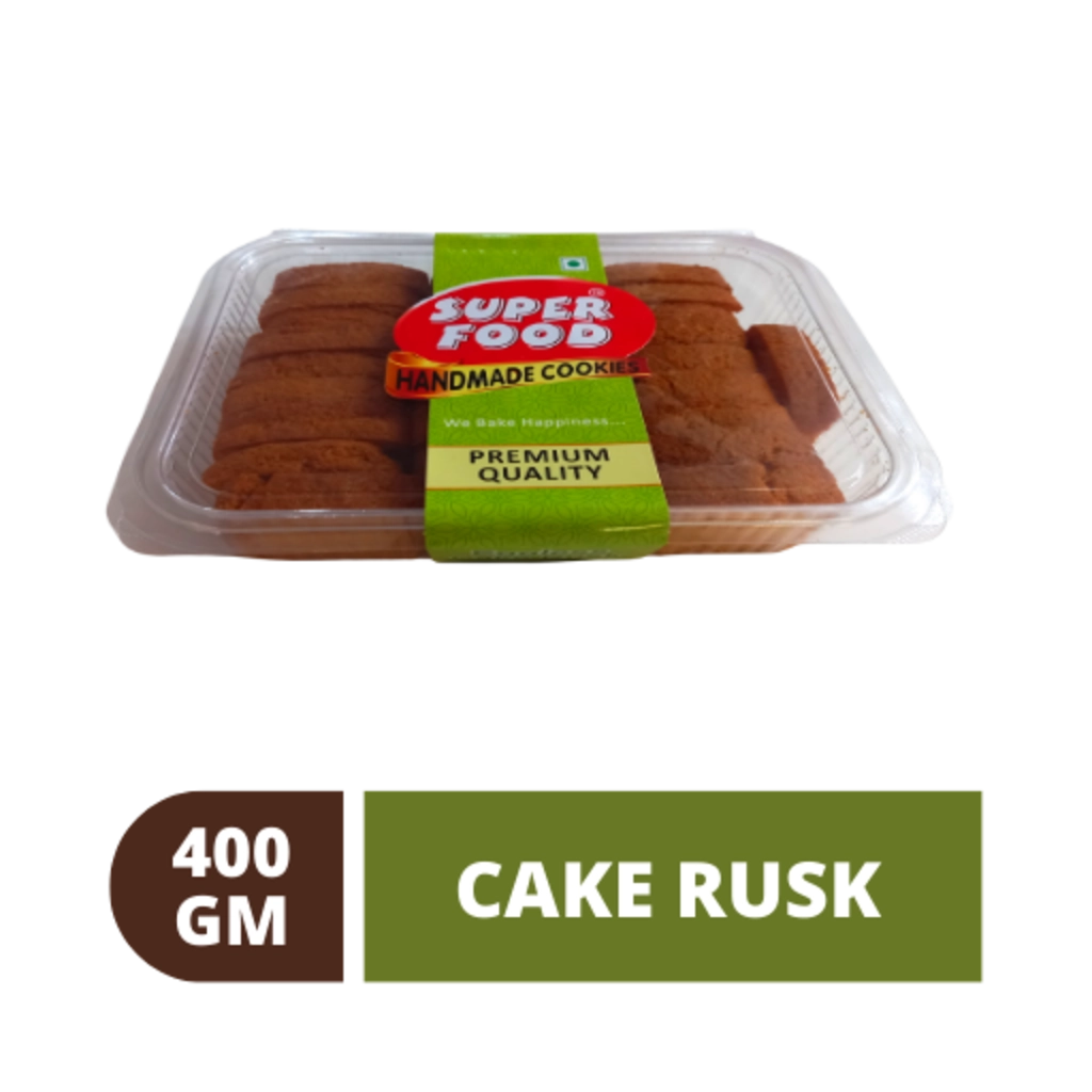 EGGLESS CAKE RUSK 400 GM.