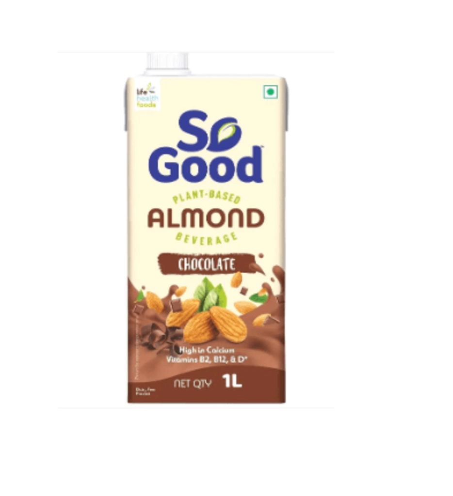 PLANT-SASED ALMOND BEVERAGE CHOCOLATE 1 LTR.