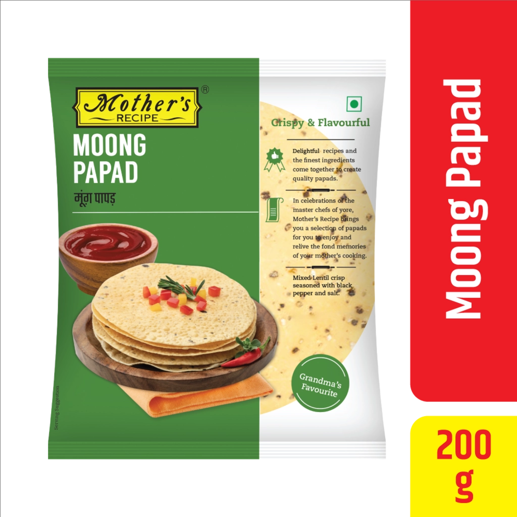 PAPAD MOONG 200 GM.