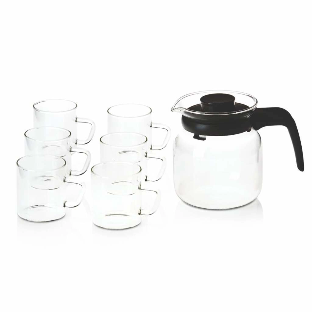 CLASSIC GLASS TEA SETOF 7 PCS