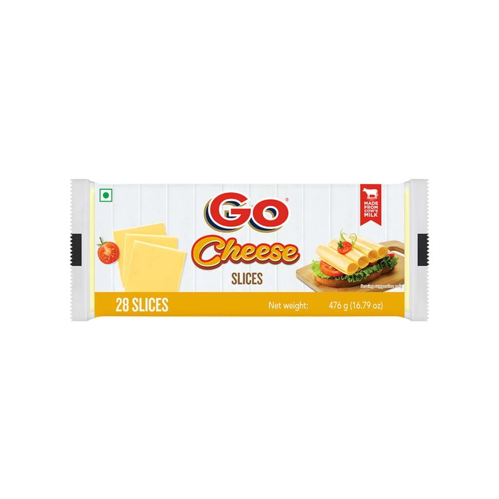 CHEESE SLICE PLAIN 408GM