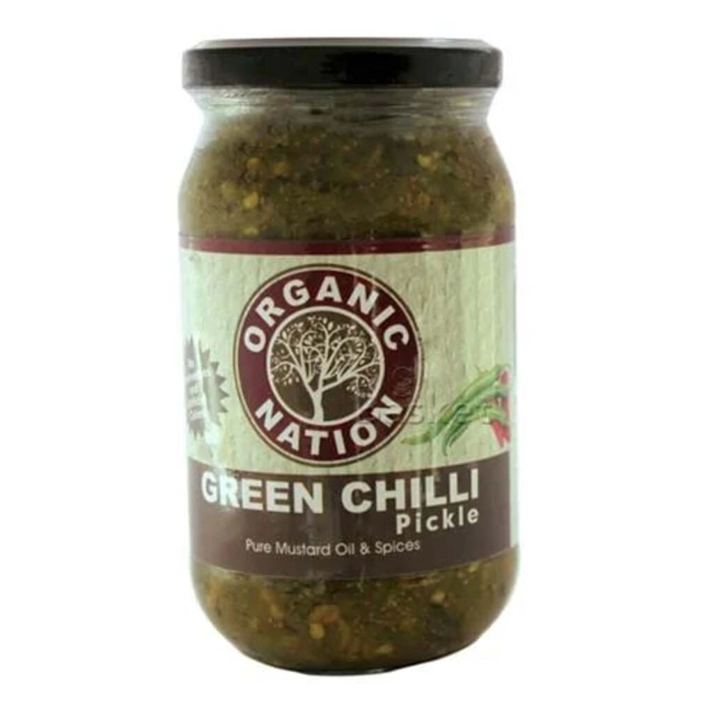 GREEN CHILLI PICKLE 400GM