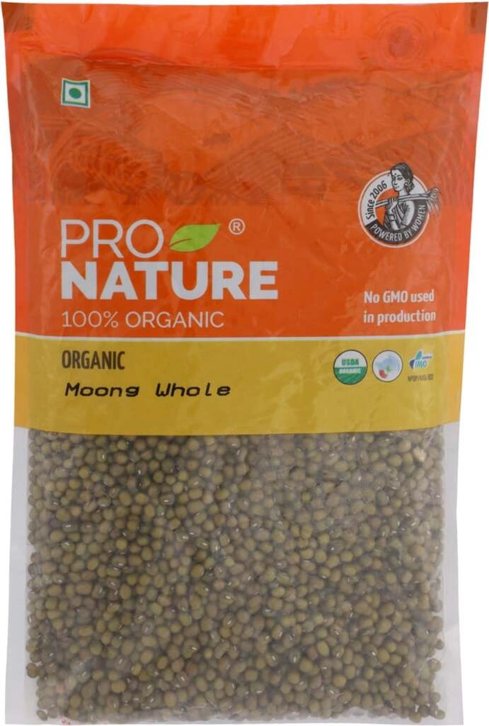 MOONG WHOLE 500 GM.