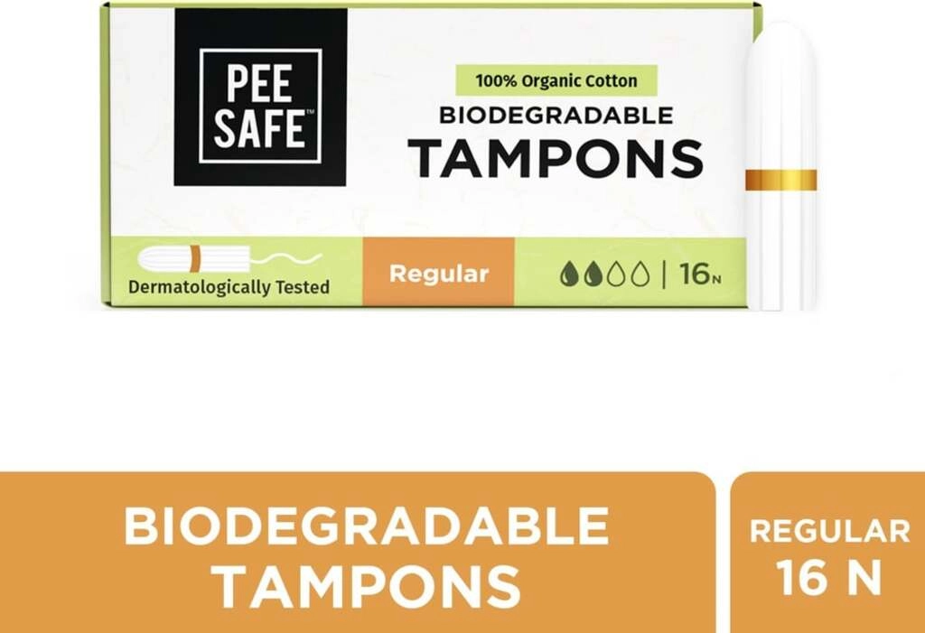 100% ORGANIC COTTON TAMPONS REGULAR 16 N