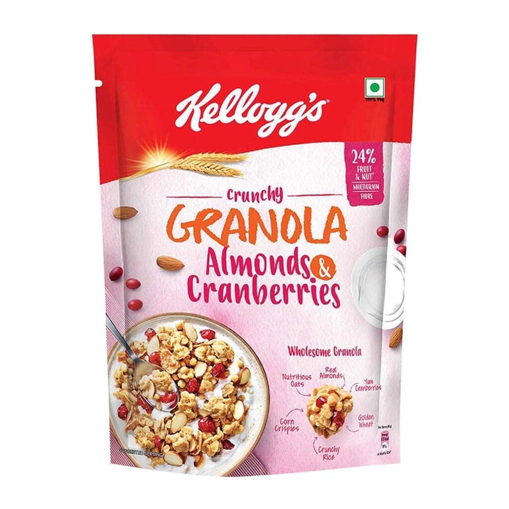 GRANOLA ALOMOND CRANBERRIES 460 GM.