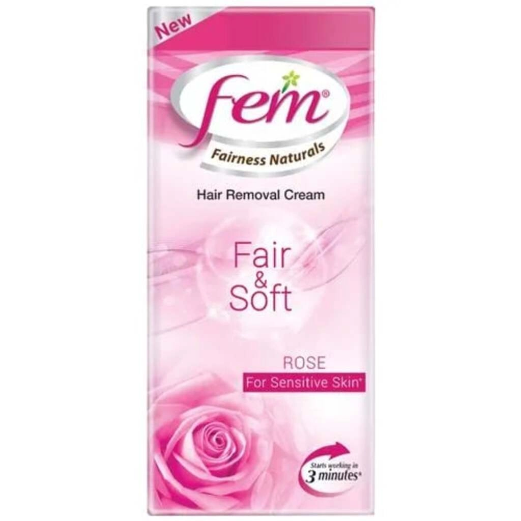 HAIR REMOVAL CREAM ROSE 60GM.