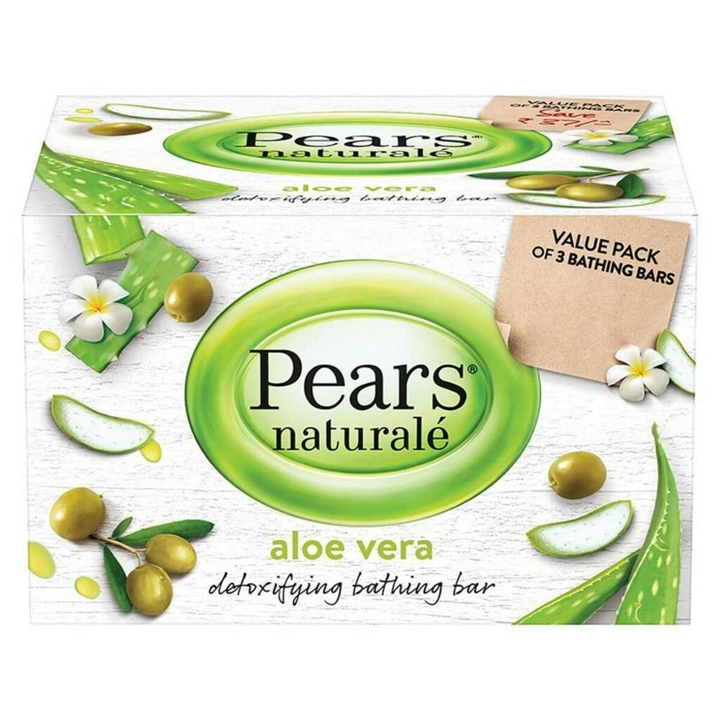 SOAP NATURALE ALOE VERA 3*125 GM.