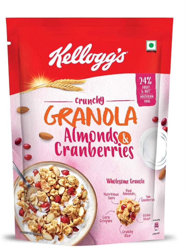 GRANOLA ALOMOND CRANBERRIES 140 GM.