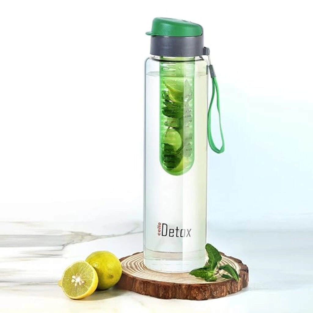GLASS DETOX BOROSILICATE BOTTLE 750 ML.