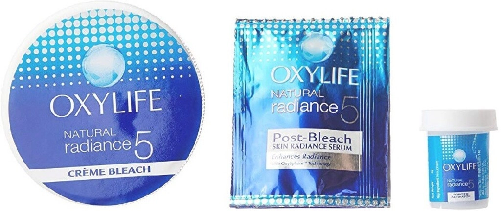 OXY LIFE BLEACH 5 NAT RADIANCE 27 GM.