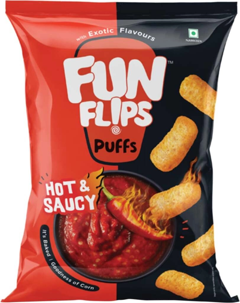 PUFFS HOT & SAUCY 75GM