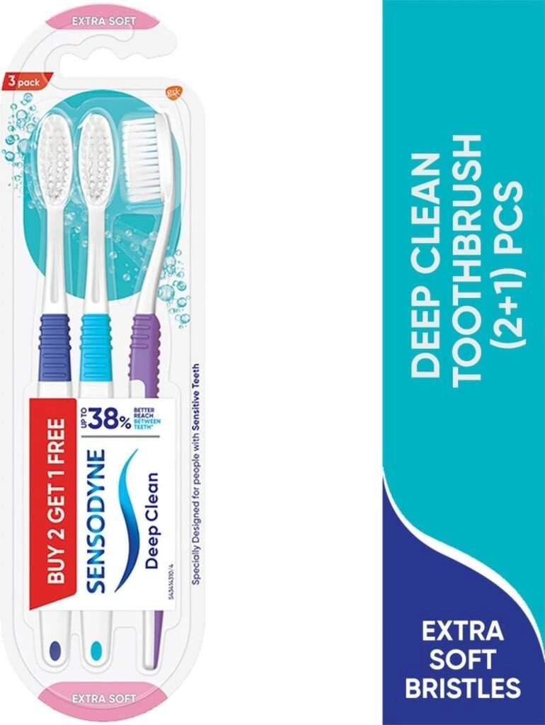 DEEP CLEAN BRUSH EXTRA SOFT 2*1 PCS
