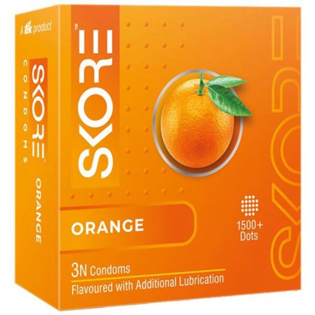 CONDOMS ORANGE 3'S PACK