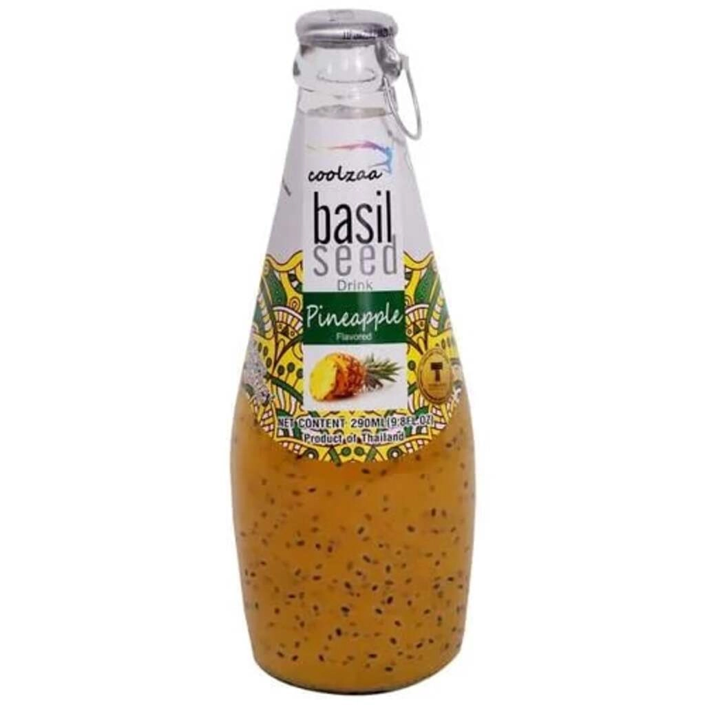 COOLZAA BASIL SEED DRINK PINEAPPLE FLAVOURED (290ML)
