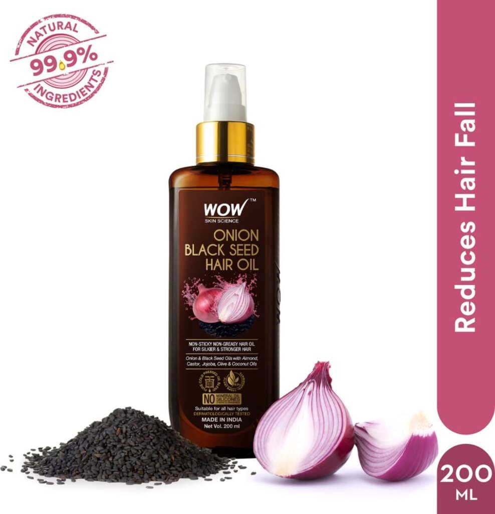 ONION BLACK SEED HAIR OIL 200 ML.