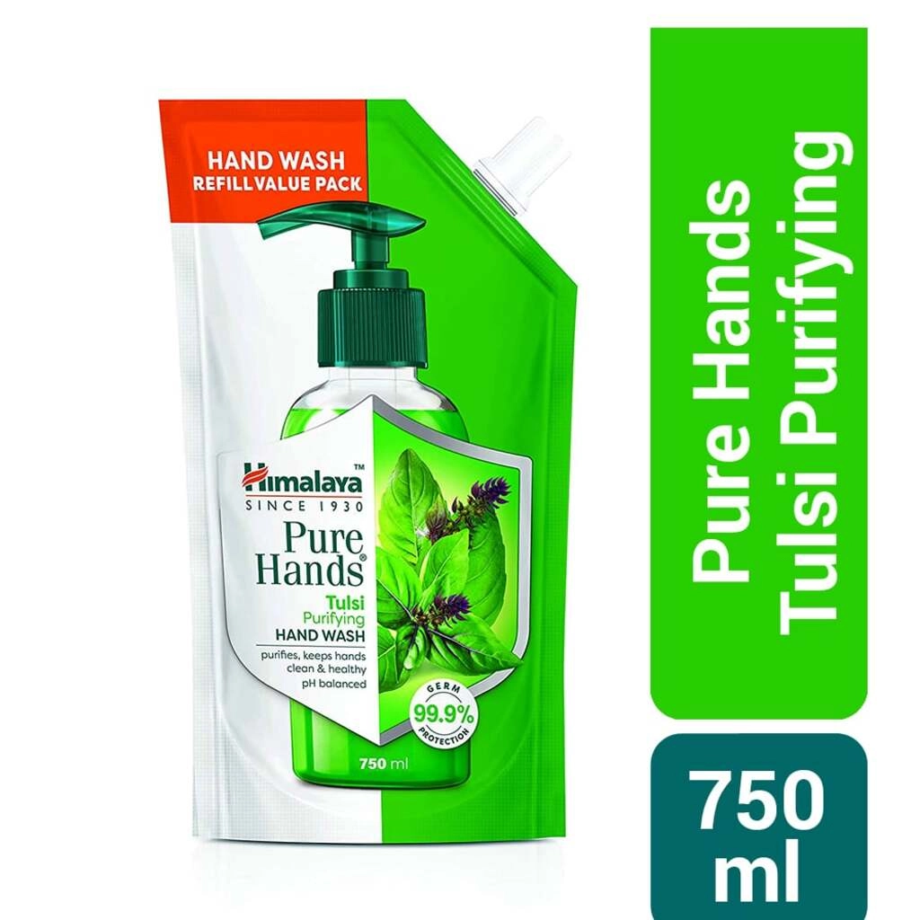 PURE HANDS TULSI PURIFYING HAND WASH 750 ML.