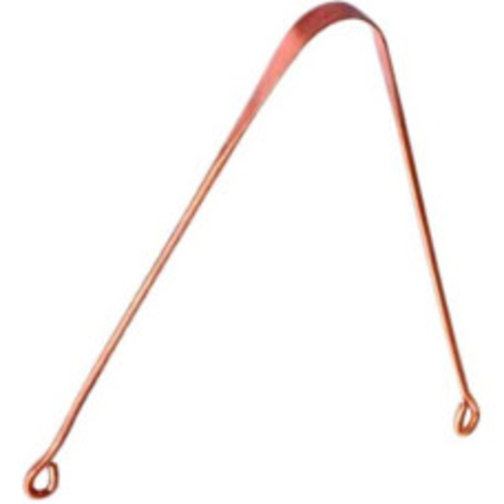 TONGUE CLEANER COPPER ROUND