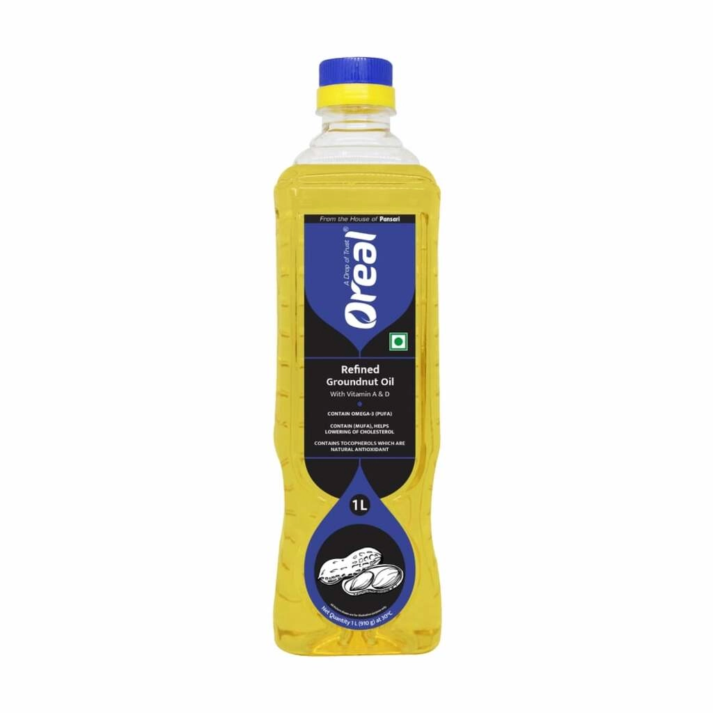 OREAL REFINED GROUNDNUT OIL 1 LTR.
