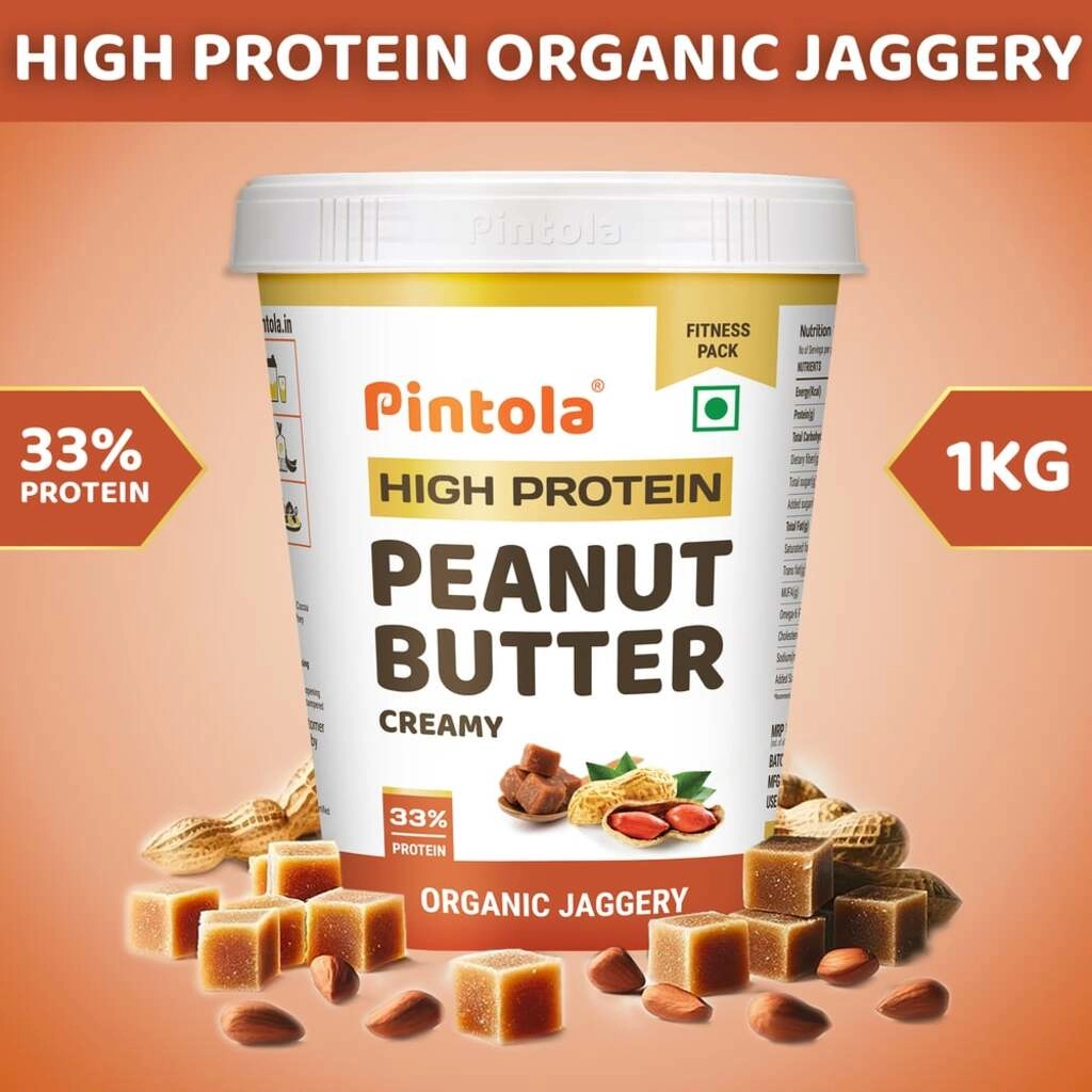 JAGGERY PEANUT BUTTER CREAMY 1 KG.