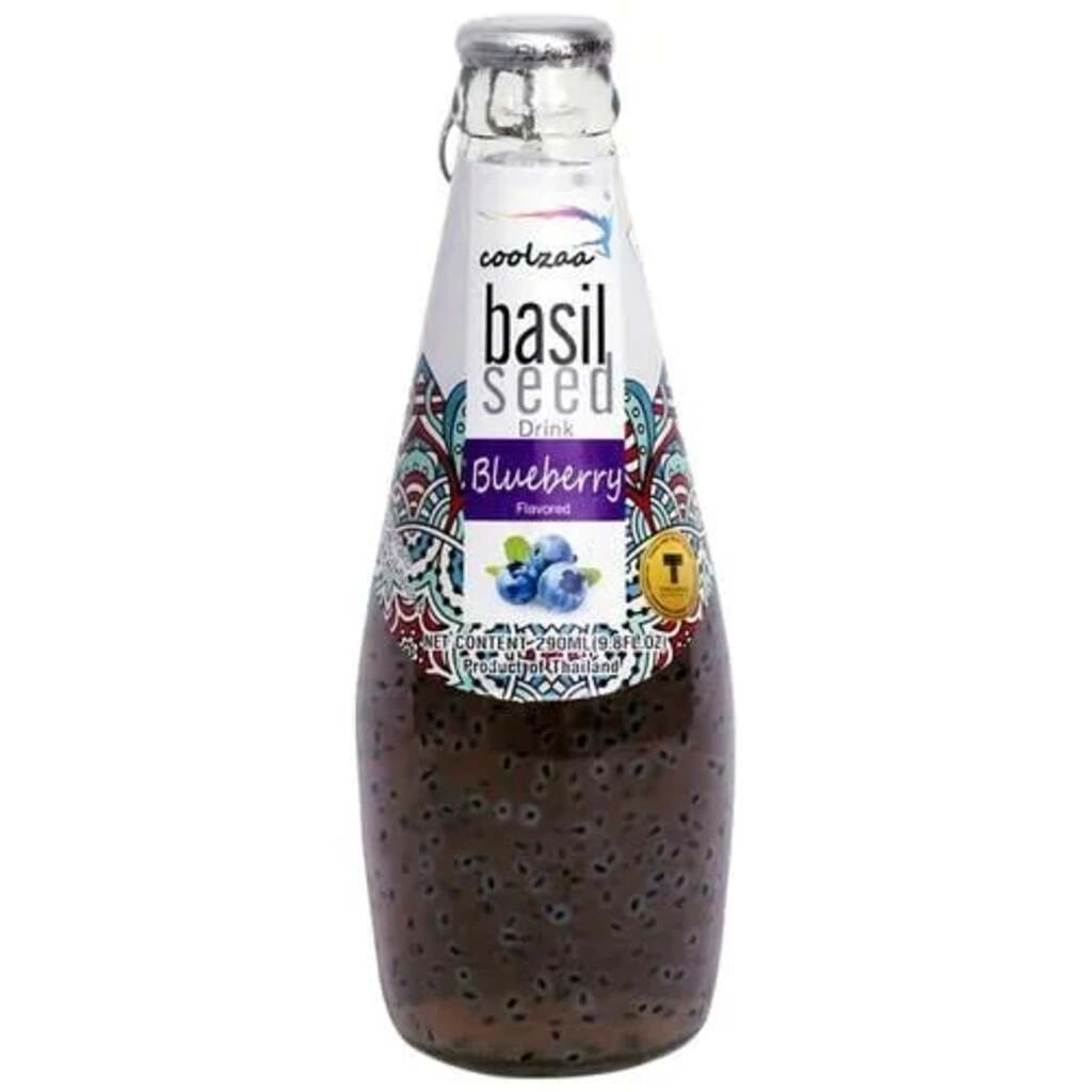 COOLZAA BASIL SEED DRINK BLUEBERRY FLAVOURED (290ML)