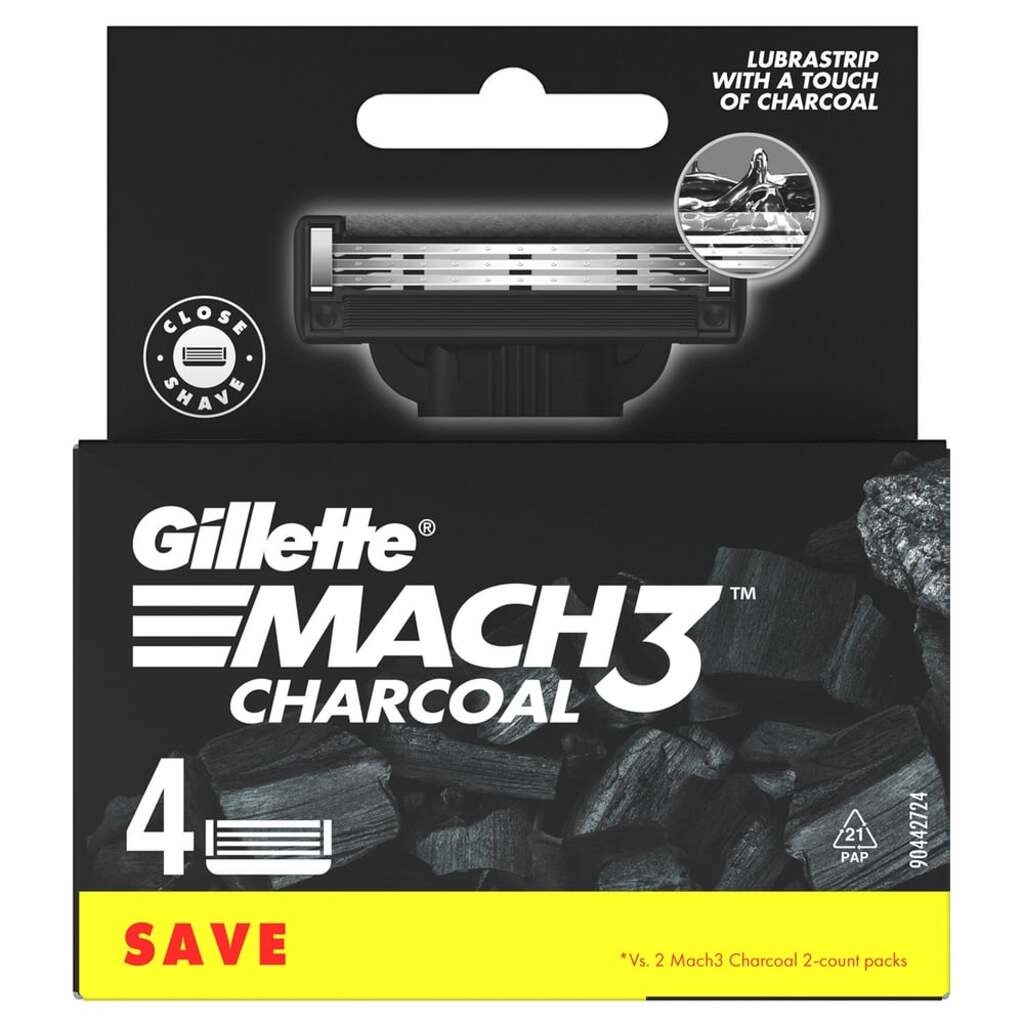MACH3 Charcoal 4 Blade